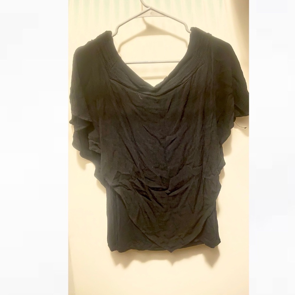 Open Side Black Top